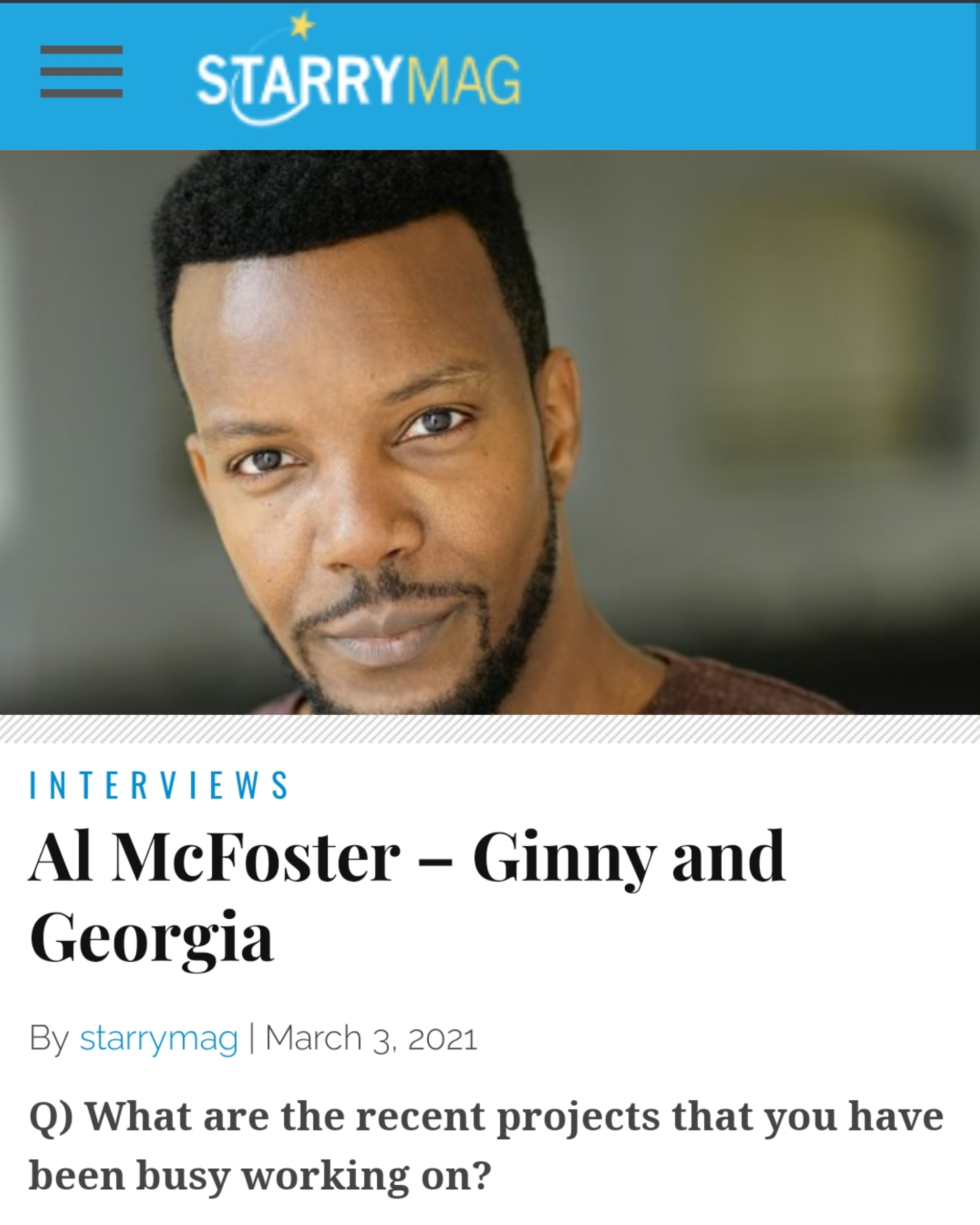 Press | AL McFOSTER - Actor & DJ
